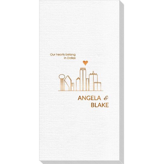 We Love Dallas Deville Guest Towels