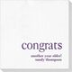 Big Word Congrats Deville Napkins Image 3 of 3