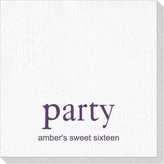 Big Word Party Deville Napkins