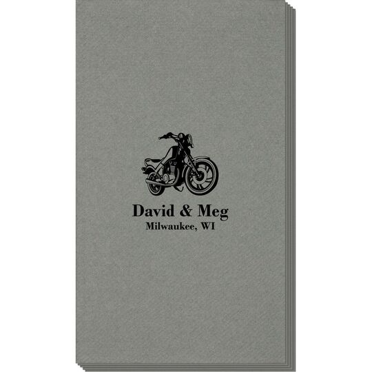 Motorcycle Linen Like Guest Towels