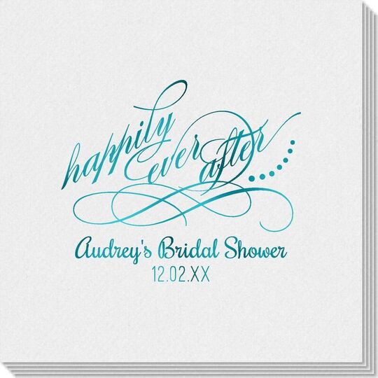 Happily Ever After Linen Like Napkins