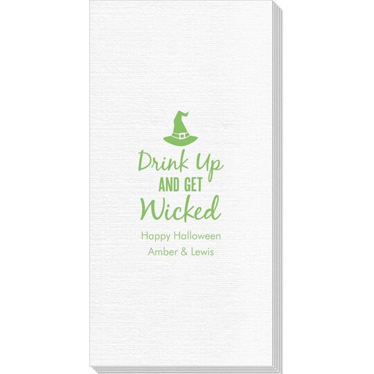 Drink Up and Get Wicked Deville Guest Towels