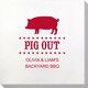 BBQ Pig Bamboo Luxe Napkins Image 1 of 3