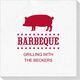 BBQ Pig Deville Napkins Image 3 of 3