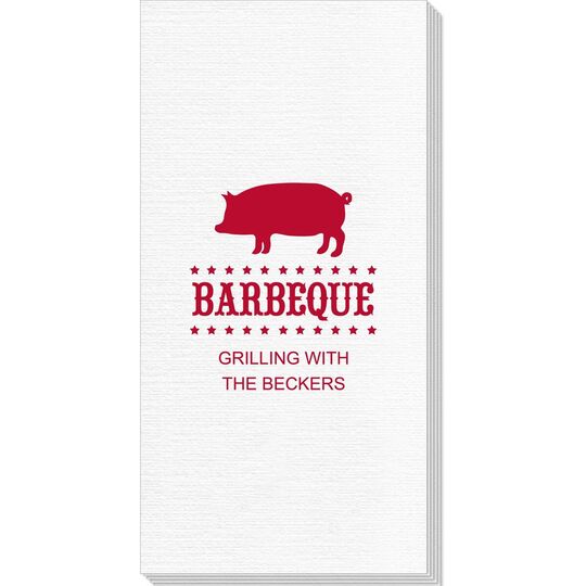 BBQ Pig Deville Guest Towels