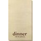 Big Word Dinner Bamboo Luxe Guest Towels Image 1 of 3