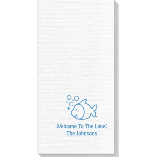 Happy Little Fish Deville Guest Towels