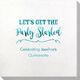 Let's Get the Party Started Bamboo Luxe Napkins Image 6 of 9