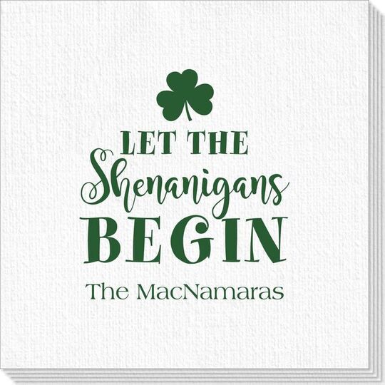 Let The Shenanigans Begin Deville Napkins