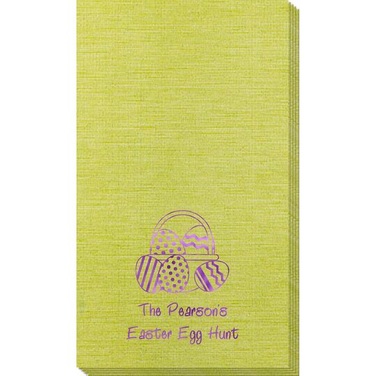 Easter Basket Bamboo Luxe Guest Towels