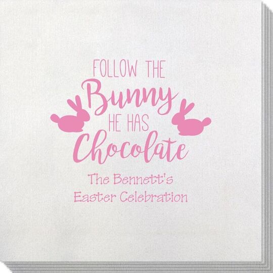 Follow The Bunny Bamboo Luxe Napkins