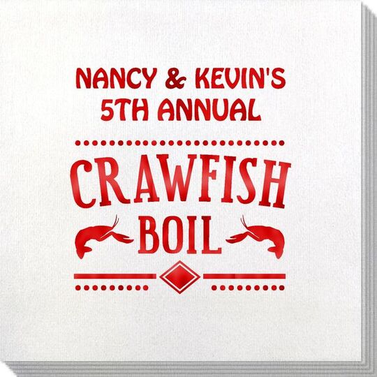 Crawfish Boil Bamboo Luxe Napkins