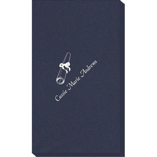 My Diploma Linen Like Guest Towels