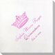 Delicate Princess Crown Bamboo Luxe Napkins Image 2 of 2