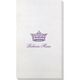 Delicate Princess Crown Bamboo Luxe Guest Towels Image 1 of 2