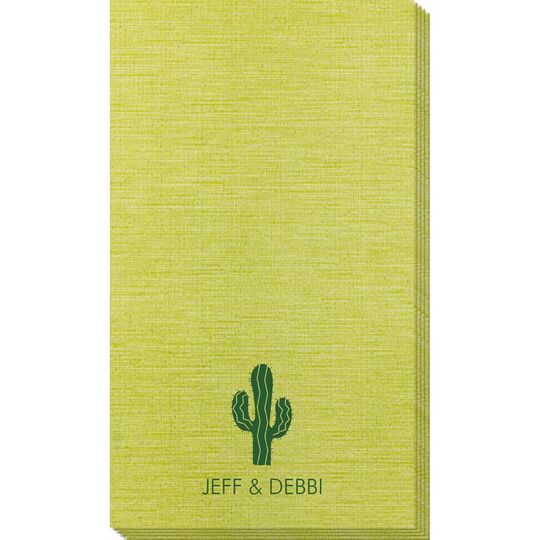 Desert Cactus Bamboo Luxe Guest Towels