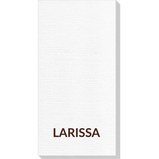 Big Bold Name Deville Guest Towels