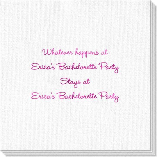 Whatever Happens Party Deville Napkins