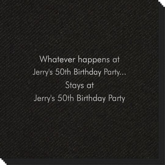 Whatever Happens Party Linen Like Napkins