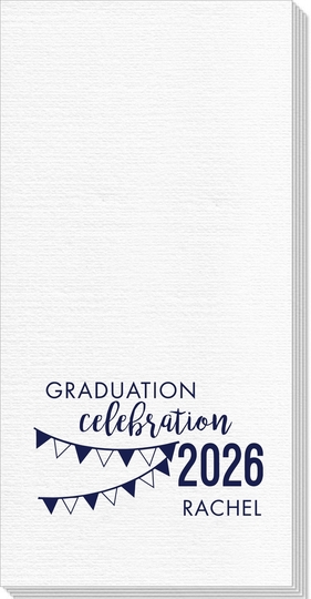 Celebration Pennants Graduation Deville Guest Towels