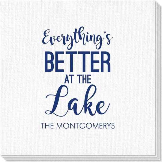 Better at the Lake Deville Napkins