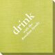Big Word Drink Bamboo Luxe Napkins Image 2 of 4