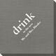 Big Word Drink Bamboo Luxe Napkins Image 4 of 4