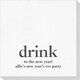 Big Word Drink Deville Napkins Image 3 of 4