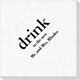 Big Word Drink Deville Napkins Image 4 of 4