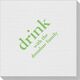 Big Word Drink Linen Like Napkins Image 2 of 4