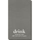 Big Word Drink Bamboo Luxe Guest Towels Image 3 of 4