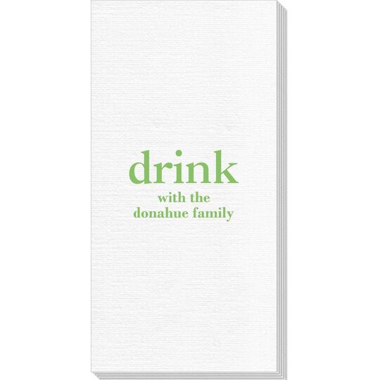 Big Word Drink Deville Guest Towels
