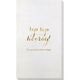 Elegant Sip Sip Hooray Bamboo Luxe Guest Towels Image 2 of 4
