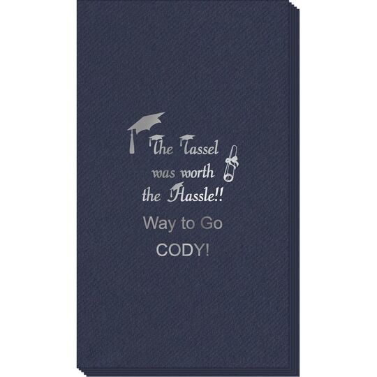 Tassel Hassle Linen Like Guest Towels