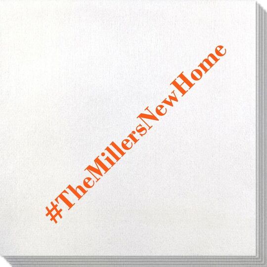 Create Your Hashtag Bamboo Luxe Napkins