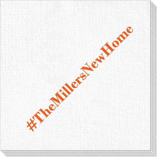 Create Your Hashtag Deville Napkins