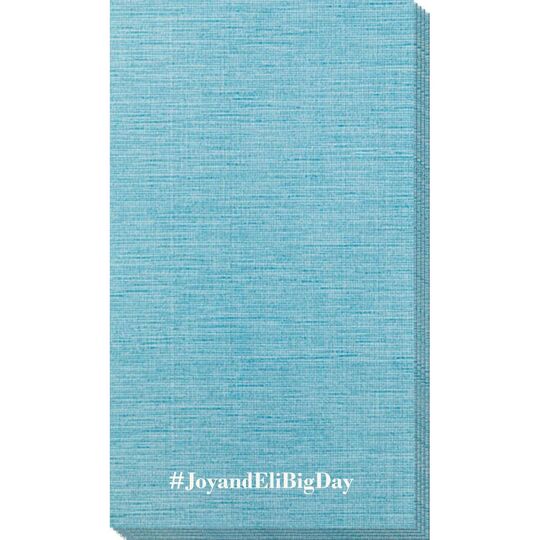 Create Your Hashtag Bamboo Luxe Guest Towels