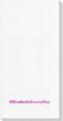 Create Your Hashtag Deville Guest Towels