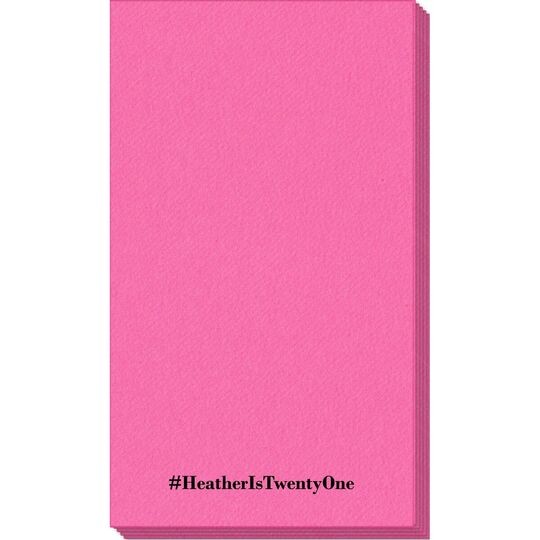 Create Your Hashtag Linen Like Guest Towels