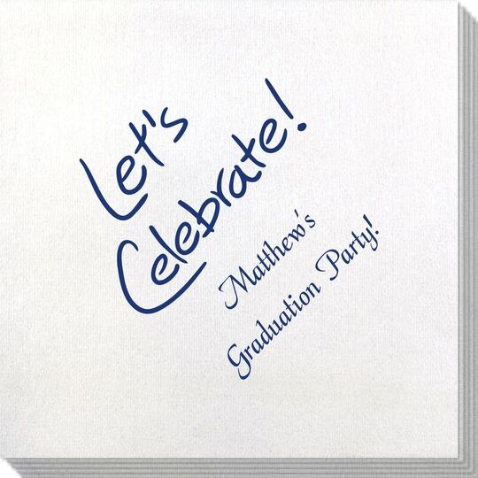 Fun Let's Celebrate Bamboo Luxe Napkins