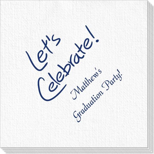 Fun Let's Celebrate Deville Napkins