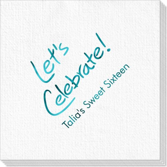 Fun Let's Celebrate Deville Napkins