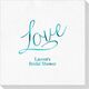Expressive Script Love Deville Napkins Image 2 of 3