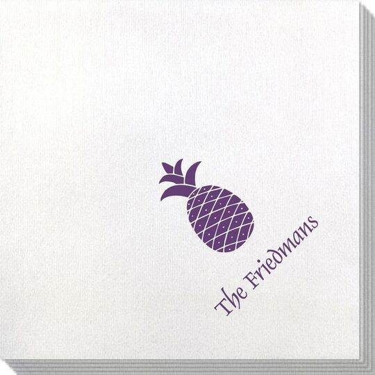 Hawaiian Pineapple Bamboo Luxe Napkins