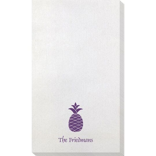 Hawaiian Pineapple Bamboo Luxe Guest Towels