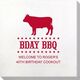 BBQ Cow Bamboo Luxe Napkins Image 2 of 4