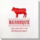 BBQ Cow Bamboo Luxe Napkins Image 4 of 4