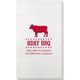 BBQ Cow Bamboo Luxe Guest Towels Image 2 of 4