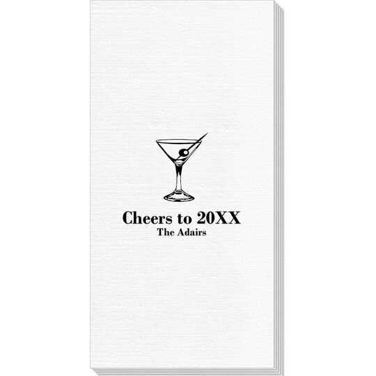 Martini Party Deville Guest Towels