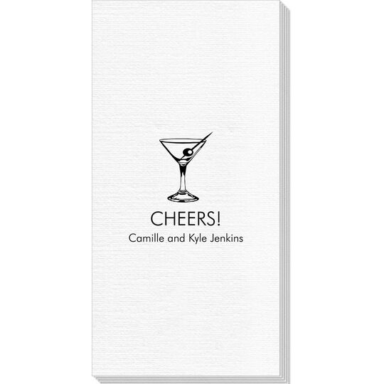 Martini Party Deville Guest Towels